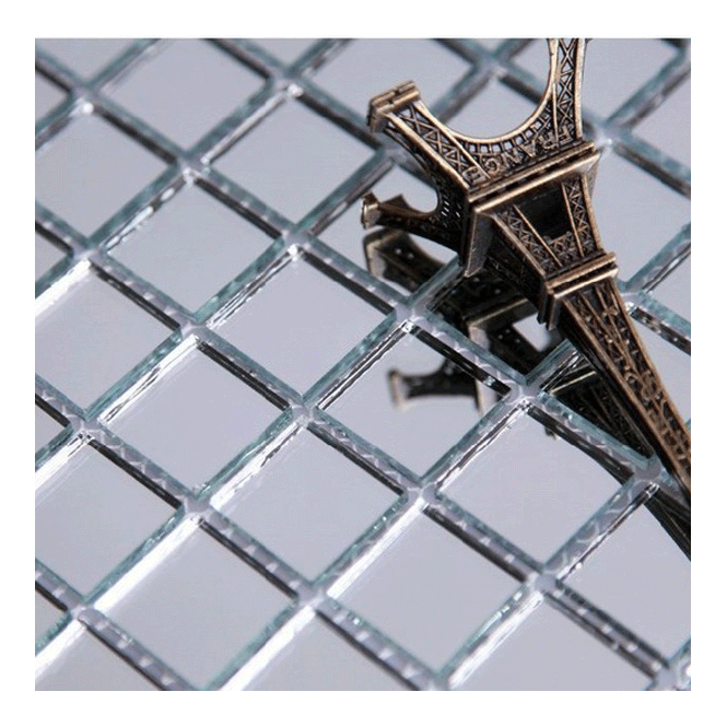 Mirror Flat Square 2.5cm x 2.5cm Mosaic Tile
