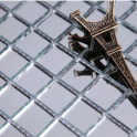 Mirror Flat Square 2.5cm x 2.5cm Mosaic Tile