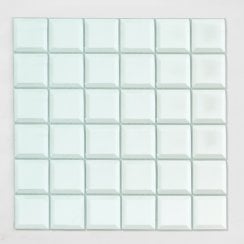 Mirror Square Bevel (5cm x 5cm) 30cm x 30cm Mosaic Tile