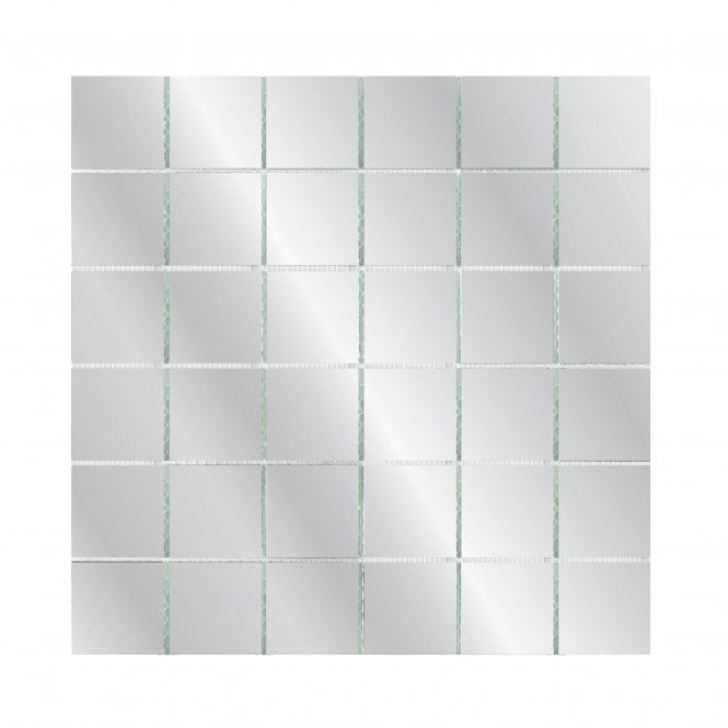 Mirror Square Flat (5cm x 5cm) 30cm x 30cm Mosaic Tile