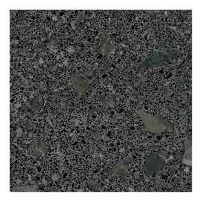 Miscela Graphite Terrazzo 60cm x 60cm Wall & Floor Tile