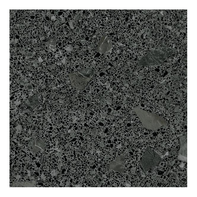 Miscela Graphite Terrazzo 60cm x 60cm Wall & Floor Tile