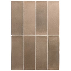 Equipe Miyako Amber Brown 5cm x 15cm Wall and Floor Tile