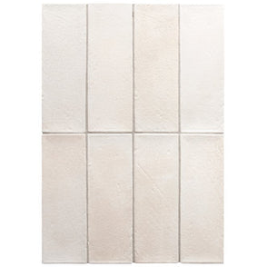 Equipe Miyako Chalk White 5cm x 15cm Wall and Floor Tile