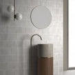 Equipe Miyako Chalk White 5cm x 15cm Wall and Floor Tile