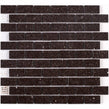 Gulfstone Mocca Brown Brick Quartz 30cm x 30cm (4.8m x 2.3cm) Mosaic Tile