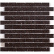 Gulfstone Mocca Brown Brick Quartz 30cm x 30cm (4.8m x 2.3cm) Mosaic Tile