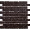 Gulfstone Mocca Brown Brick Quartz 30cm x 30cm (4.8m x 2.3cm) Mosaic Tile