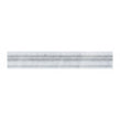 Moldura Carrara Marble White 5cm x 30.5cm Border Tile