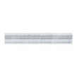 Moldura Carrara Marble White 5cm x 30.5cm Border Tile