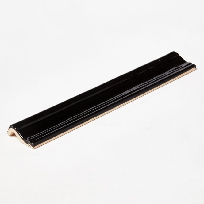 Moldura Colonial Black Brillo 5cm x 30cm Wall Tile