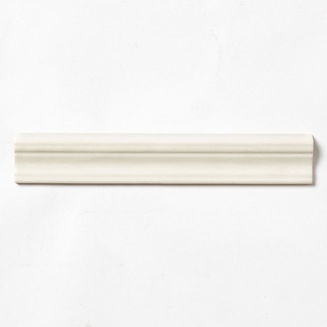 Cifre Ceramica Moldura Colonial Ivory Brillo 5cm x 30cm Wall Tile