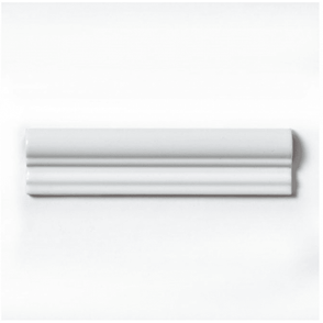 Moldura Colonial White Matt 5cm x 30cm Wall Tile