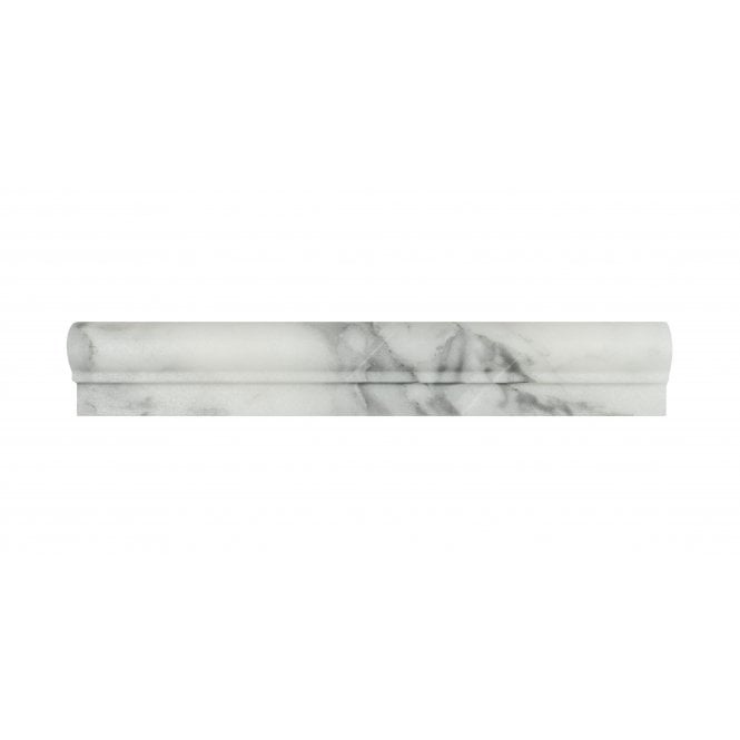 Moldura Goya Marble White 5cm x 30.5cm Border Tile