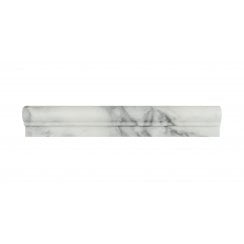 Moldura Goya Marble White 5cm x 30.5cm Border Tile