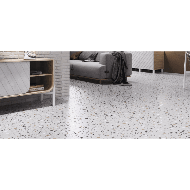 Molino Terrazzo Blanco 58cm x 58cm Wall & Floor Tile
