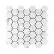 Mont Blanc Hexagon Mosaic (4.8cm x 4.8cm) 32.4cm x 33.2cm Wall & Floor Tile