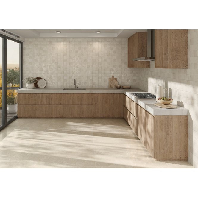 Made In Spain Monterrey Cream 60cm x 120cm Wall & Floor Tile