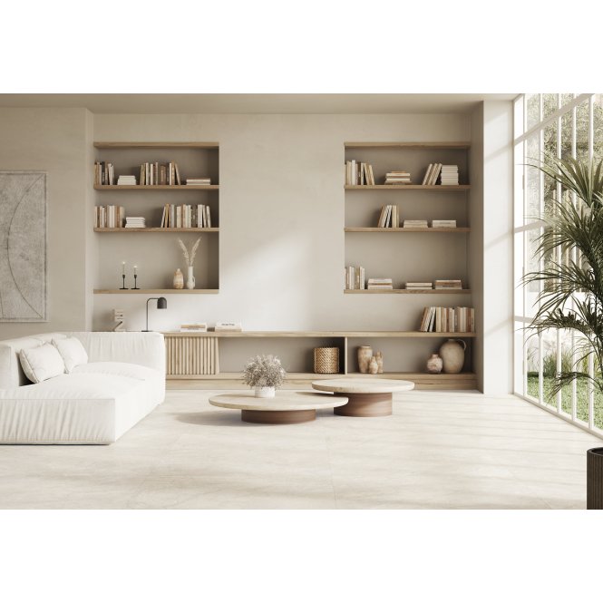Made In Spain Monterrey White 60cm x 120cm Wall & Floor Tile