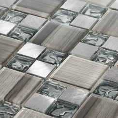 Montrose 30cm x 30cm Glass Mosaic Tile