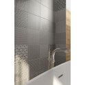 MoodBoard Dark Grey/Light Grey Mix 23.7cm x 23.7cm Wall and Floor Tile