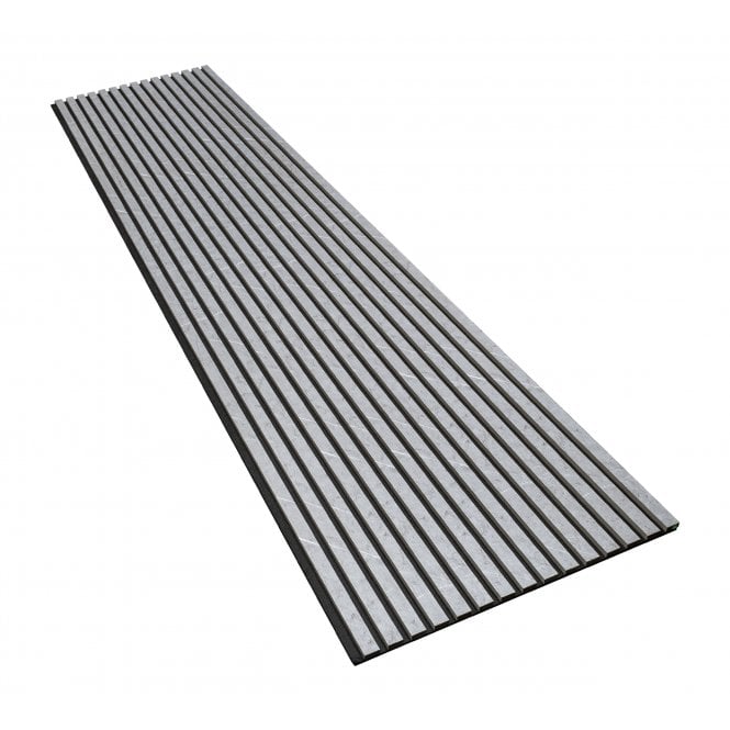 Moonstone Grey Acoustic Wood Panel 240cm x 60cm x 21mm