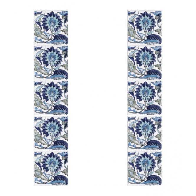 Morgan Blue Fireplace 15.2cm x 15.2cm Tile Set