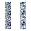 Morgan Blue Fireplace 15.2cm x 15.2cm Tile Set