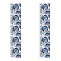 Morgan Blue Fireplace 15.2cm x 15.2cm Tile Set