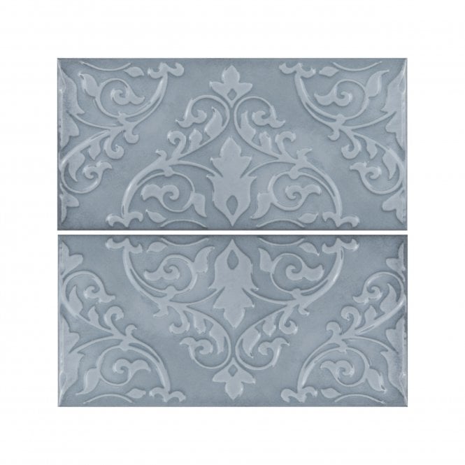 Morris Dahlia Ocean 12.5cm x 25cm Wall Tile