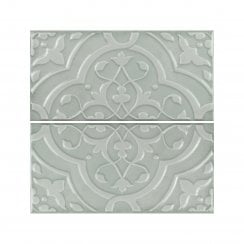 Morris Orchid Green Mamba 12.5cm x 25cm Wall Tile