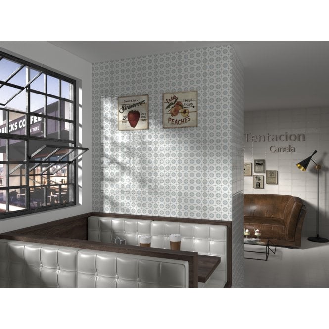 Morris Rose 12.5cm x 25cm Wall Tile