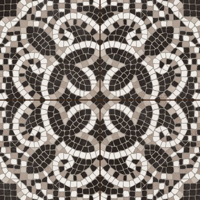 Mosaica Athens Grey 45cm x 45cm Wall and Floor Tile
