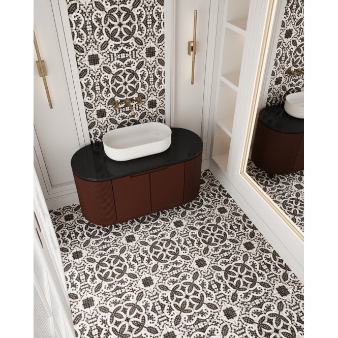 Mosaica Athens Grey 45cm x 45cm Wall and Floor Tile