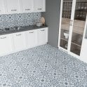 Mosaica Corfu Blue 45cm x 45cm Wall and Floor Tile