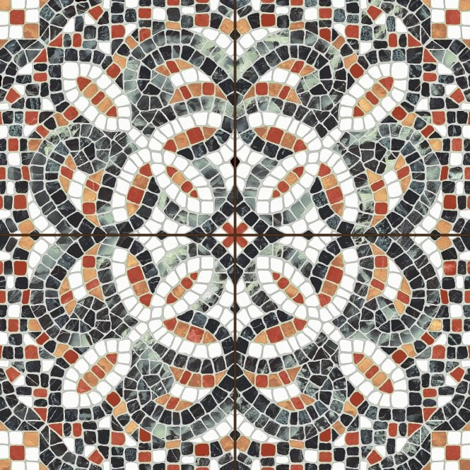 Mosaica Santorini Mix 45cm x 45cm Wall and Floor Tile