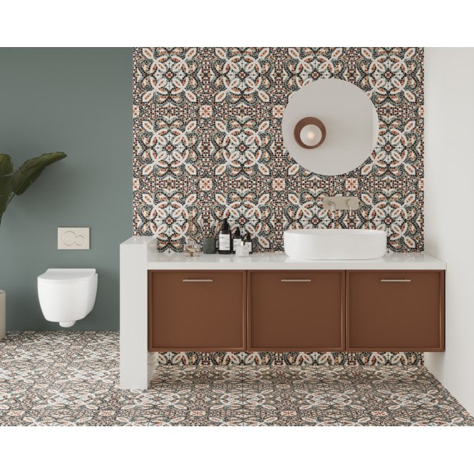 Mosaica Santorini Mix 45cm x 45cm Wall and Floor Tile