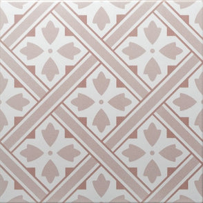 British Ceramic Tile Mr Jones Peony 33cm x 33cm Floor Tile