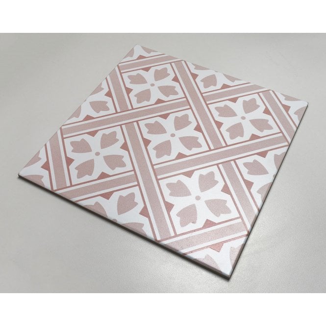 British Ceramic Tile Mr Jones Peony 33cm x 33cm Floor Tile