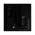 Murati Design Black 20cm x 20cm Wall Tile