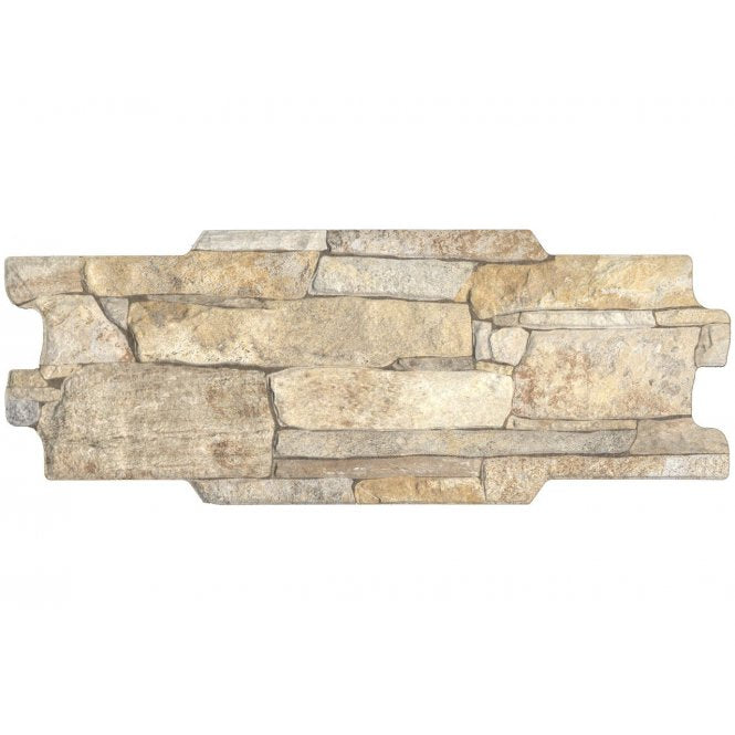 Italian Design Muretto 3D Beige 16cm x 40cm Wall and Floor Tile