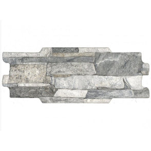 Italian Design Muretto 3D Grey 16cm x 40cm Wall and Floor Tile