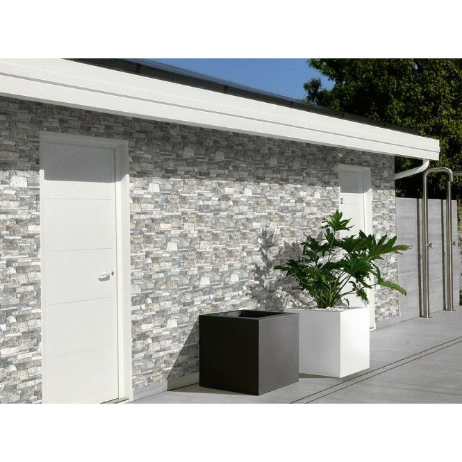 Italian Design Muretto 3D Grey 16cm x 40cm Wall and Floor Tile