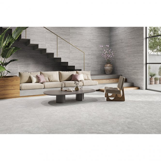 Mystical Bianco Matt Cross Cut R10 60cm x 60cm Wall and Floor Tile