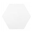 Naples Base Hexagon White 22.8cm x 19.8cm Wall & Floor Tile