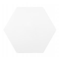 Naples Base Hexagon White 22.8cm x 19.8cm Wall & Floor Tile