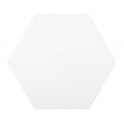 Naples Base Hexagon White 22.8cm x 19.8cm Wall & Floor Tile