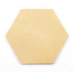 Naples Base Hexagon Yellow 22.8cm x 19.8cm Wall & Floor Tile