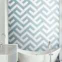 Naples Hexagon Aquamarine 22.8cm x 19.8cm Wall & Floor Tile