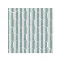 Naples Hexagon Aquamarine 22.8cm x 19.8cm Wall & Floor Tile